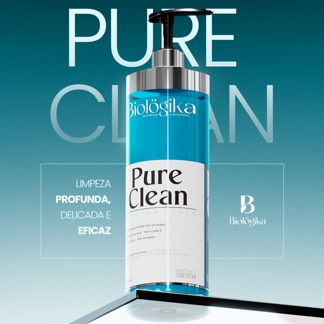 Shampoo Biológica Pure Clean - 500ml