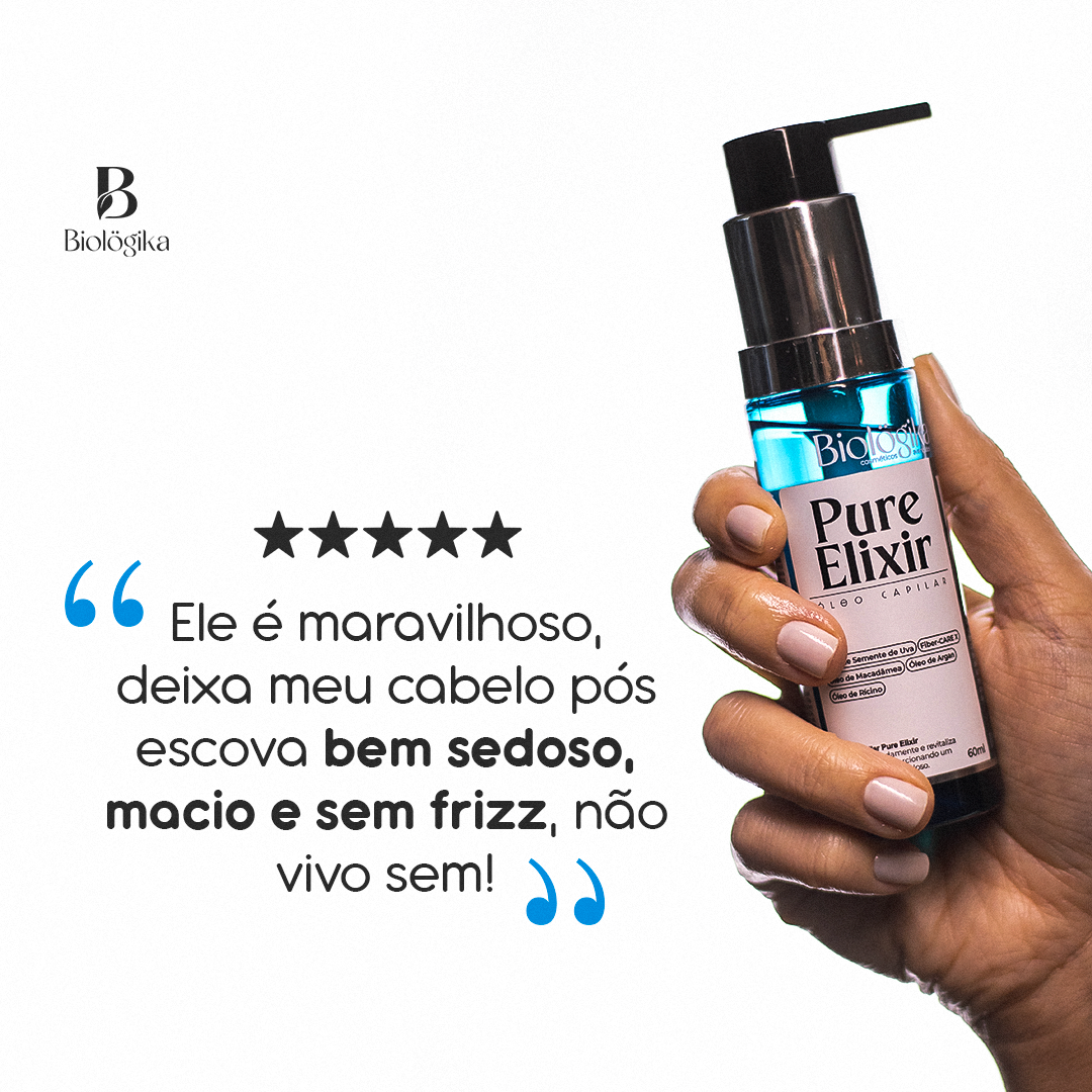Óleo Capilar Biológica Pure Elixir - 60ml
