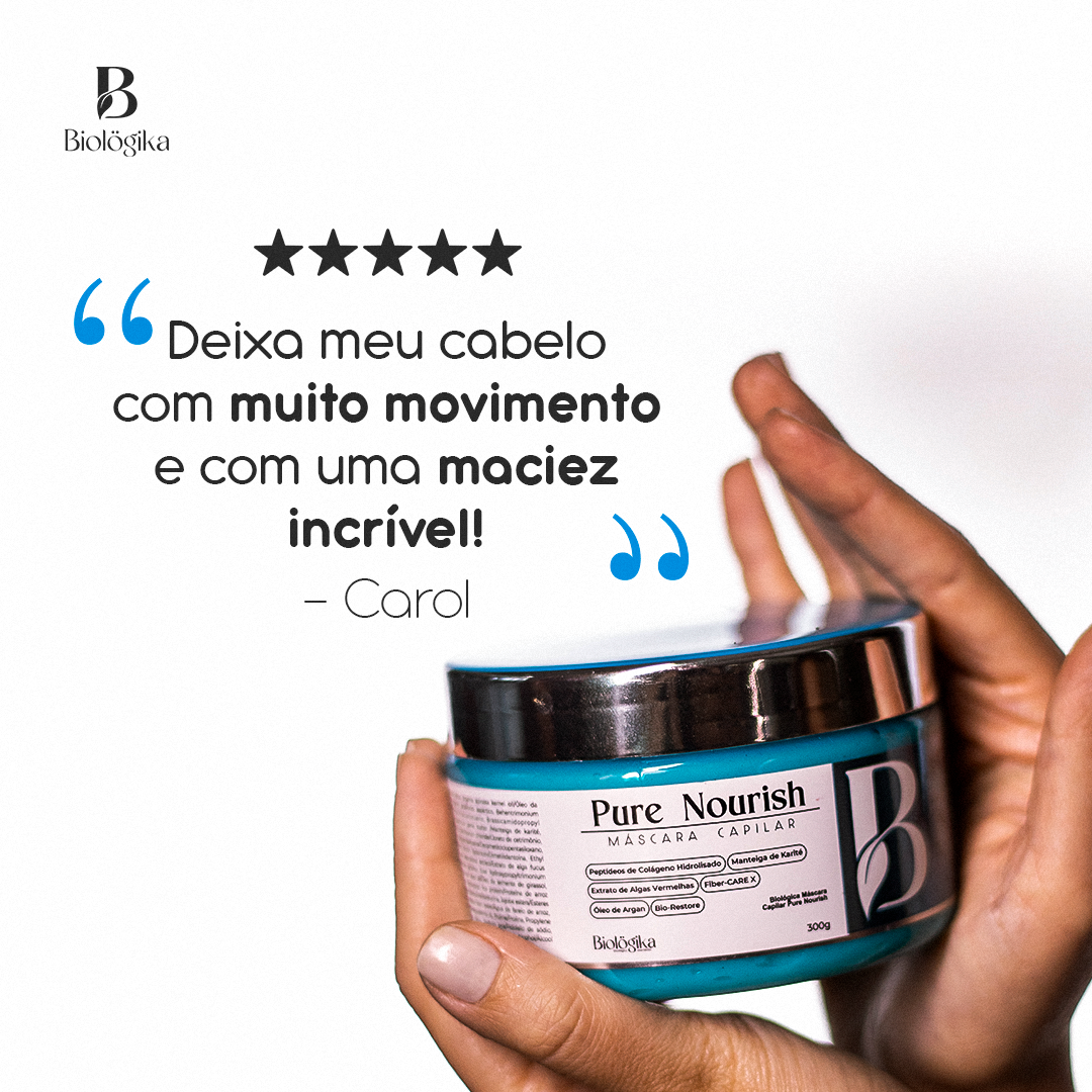 Máscara Biológica Pure Nourish - 300g